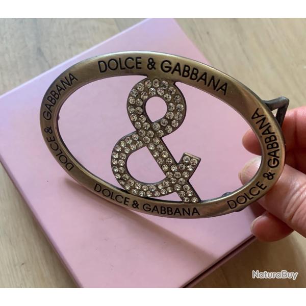 Grande Boucle de ceinture Dolce Gabbana D&G ann�es 90