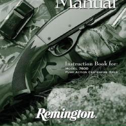 notice carabine REMINGTON 7600 (envoi par mail) - VENDU PAR JEPERCUTE (m2776)