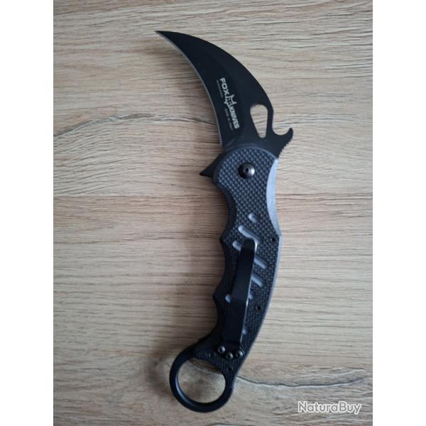 Couteau karambit pliant FOX FX-599