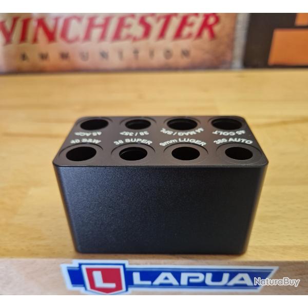 Jauge multi calibre d'armes de poing en aluminium
