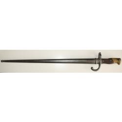 ba&iuml;onnette  gras 1876 + fourreau monomatricule