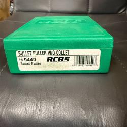 RCBS BULLET PULLER N&deg;9440 AVEC PLUSIEURS MATRICES