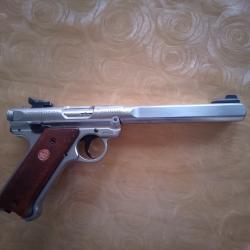 PISTOLET RUGER LR MARK IVCOMPETITION INOX