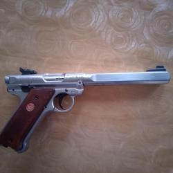 PISTOLET RUGER LR MARK IVCOMPETITION INOX