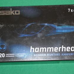 Boites de 20 cartouches de 7x64mm SAKO HAMMERHEAD 11g/170gr