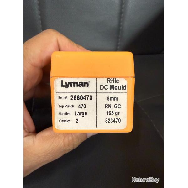 MOULE A BALLE LYMAN  REF:323470  CAL.8MM   165 GRS RN, GC