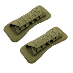 Lot de 2 Protections d'&eacute;paule tactique - Kaki - Livraison gratuite