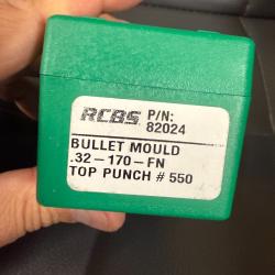 MOULE A BALLE RCBS  REF:82024  CAL..32   170 GRS FN