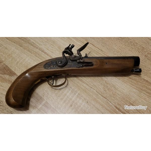 Pistolet � silex Jukar Espagne poudre noire calibre .12 r�plique ancienne