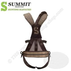 SUMMIT Harnais de s&eacute;curit&eacute; PRO silencieux et confortable pour la chasse au treestand L