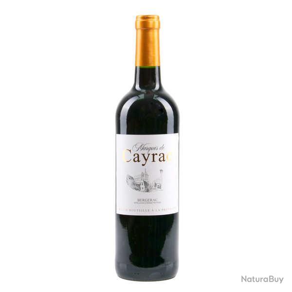 Bergerac vin Rouge Marquis de Cayrac - 6 bouteilles de 75cl