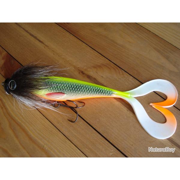 COLORIS EXCLUSIF !! RAPALA SOFT OLIO PRERIGGED 20CM - YELLOW BACK