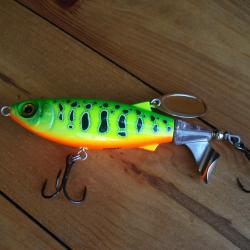 COLORIS EXCLUSIF !! RAPALA CLAPTAIL 110 25G - FIRE FROG