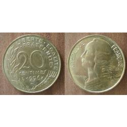 France 20 Centimes 1996 Lagriffoul Piece Franc Centime Francs