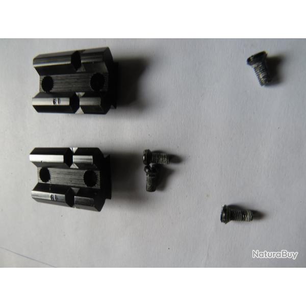 Embases type Weaver pour TIKKA T3/T3X