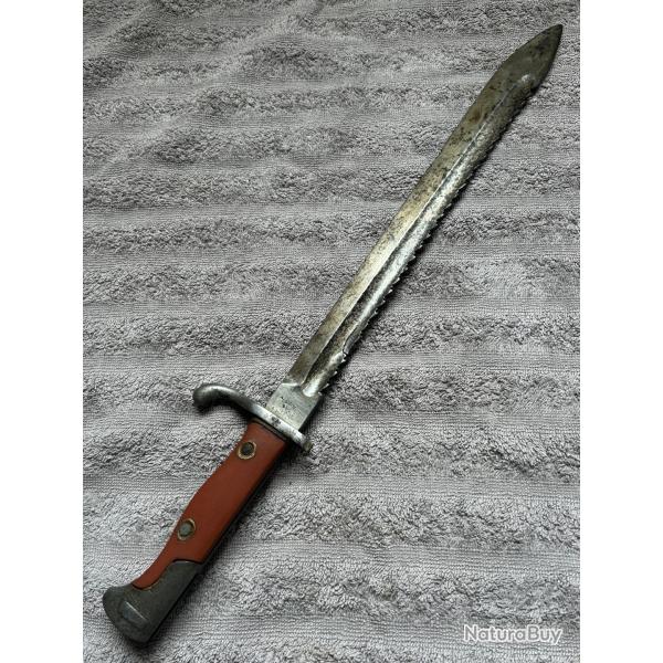 Ba�onnette allemande 98/05 1er type dents de scie - WW1