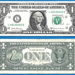 Usa 1 Dollar 2017 Mint San Francisco L12 Etats Unis Dollars Billet