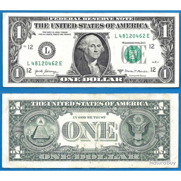 Usa 1 Dollar 2017 Mint San Francisco L12 Etats Unis Dollars Billet