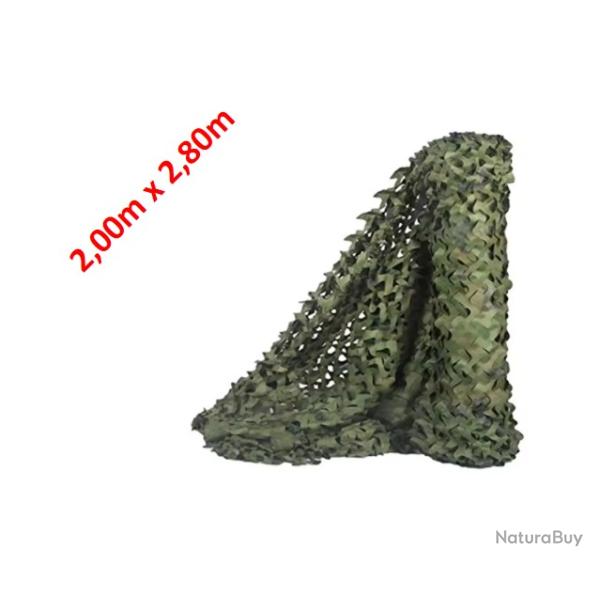 Filet de camouflage Jungle vert 2m x 2.80m - Livraison gratuite (6)