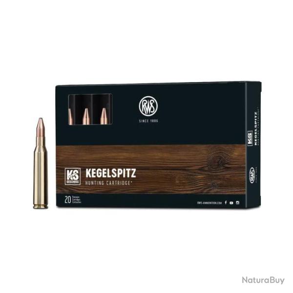 Cartouches RWS KS - Cal. 6.5x57 8.2 g / Par 1 - 8.2 g / Par 1