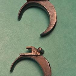 Deux  queues de d&eacute;tente de P /08 une Mauser / et une DWM  ou choix