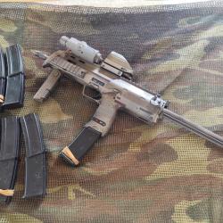 MP7 Umarex AEG modifi&eacute; batterie 11.1v