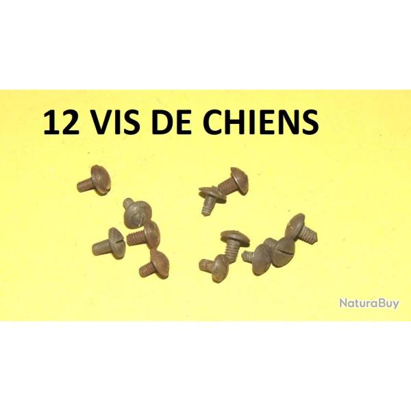 lot de 12 vis de chien de fusil a chiens type LEFAUCHEUX - VENDU PAR JEPERCUTE (D22C1358)