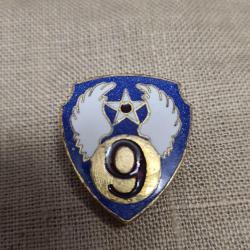 Insigne , &eacute;maill&eacute;   9&eacute;me Air Force US WW2 ( 1 )