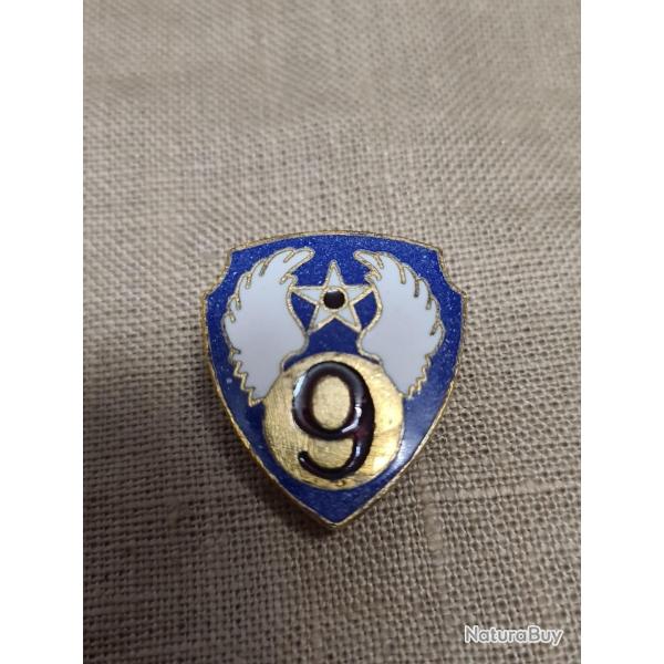Insigne , �maill�   9�me Air Force US WW2 ( 1 )