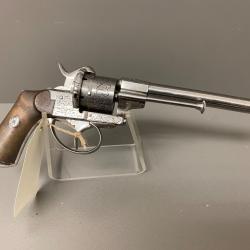 E.LECHAUCHEUX revolver original a broche GRAVE
