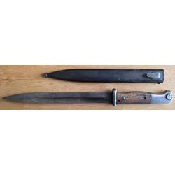 Ba&iuml;onnette WW2 du fusil allemand Mauser K98