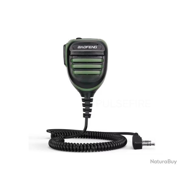 Microphone Baofeng PTT Plus pour talkies-walkies Baofeng