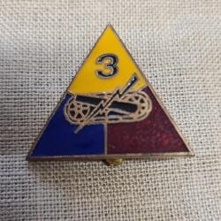 Insigne , &eacute;maill&eacute;  3&egrave;me DB US WW2 ( 1 )