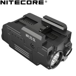 Lampe rechargeable pour arme Nitecore NPL25GL - 900 Lumens et laser vert - 1� sans prix de r&eacute;serve