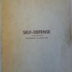 Direction des Ecoles et Techniques de la Police - Self-d&eacute;fense programme &eacute;l&eacute;mentaire - D&eacute;cembre 1969