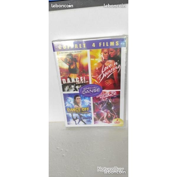 Coffret 4 films special danse