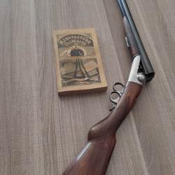 Magnifique et rare fusil Id&eacute;al num&eacute;ro 0 &agrave; pontet lunette calibre 16/65 Manufacture d'Armes et Cycles