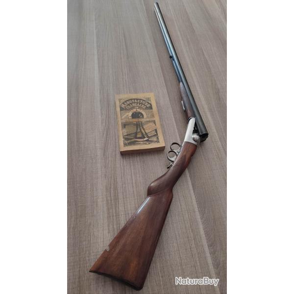 Magnifique et rare fusil Id�al num�ro 0 � pontet lunette calibre 16/65 Manufacture d'Armes et Cycles