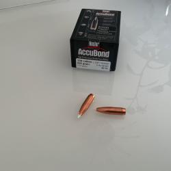 Ogives Nosler Accubond cal 338 225grs boite de 50