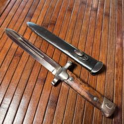 RARE POIGNARD BAIONNETTE M38 CARCANO  ITALIE WW2