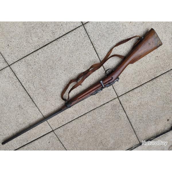 FUSIL GRAS 1874 MODIFIE CHASSE CAL.24