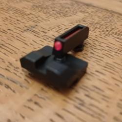 Hausse et guidon TRUGLO en m&eacute;tal pour glock.