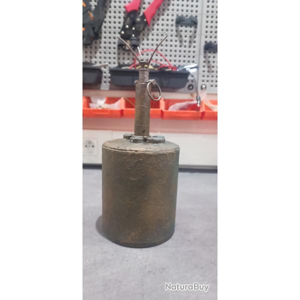 R�plique inerte - Mine SMI-35 "S-Mine" - WW2 - Patine ancienne