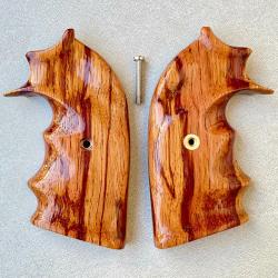 Plaquettes de crosse &laquo;&nbsp;full grip&nbsp;&raquo; Zebrano Remington 1858