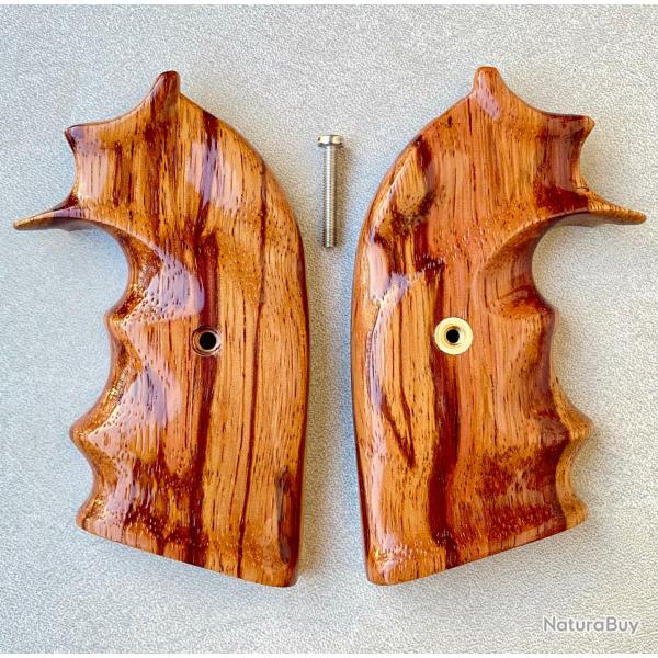 Plaquettes de crosse ��full grip�� Zebrano Remington 1858