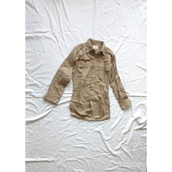 Uniforme - US34361b Shirt cotton khaki officer( chemise d'�t�)