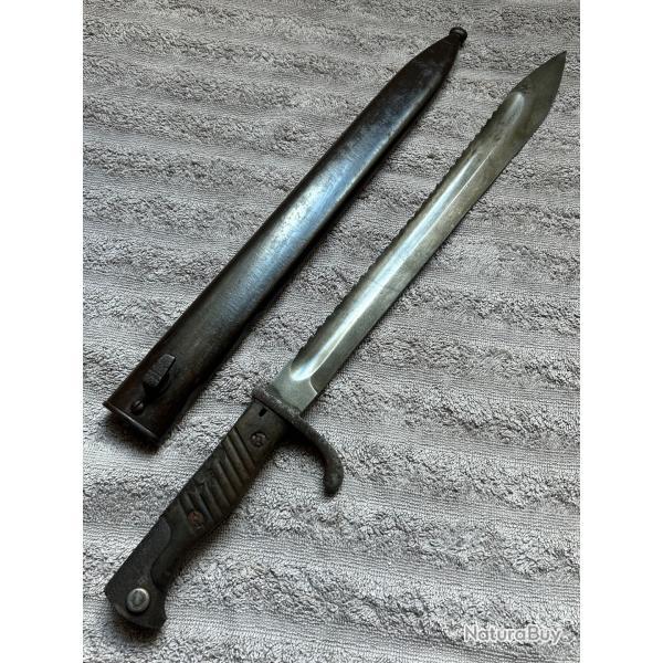 Ba�onnette allemande 98/05 2eme type dents de scie - WW1