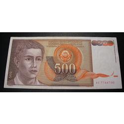 yougoslavie, billet de 5000 dinaras de 1991