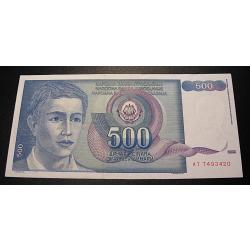 yougoslavie, billet de 5000 dinaras de 1990 ttb