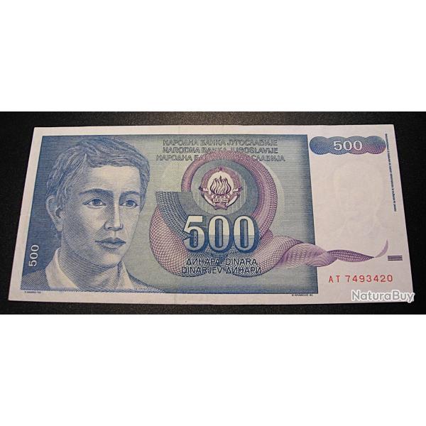yougoslavie, billet de 5000 dinaras de 1990 ttb